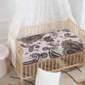 Vintage Paisley Pattern Print Baby Crib Sheet