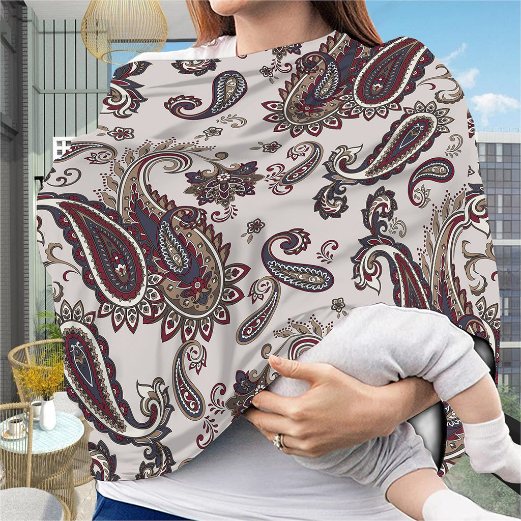 Vintage Paisley Pattern Print Baby Seat Cover