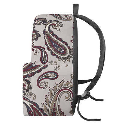 Vintage Paisley Pattern Print Backpack
