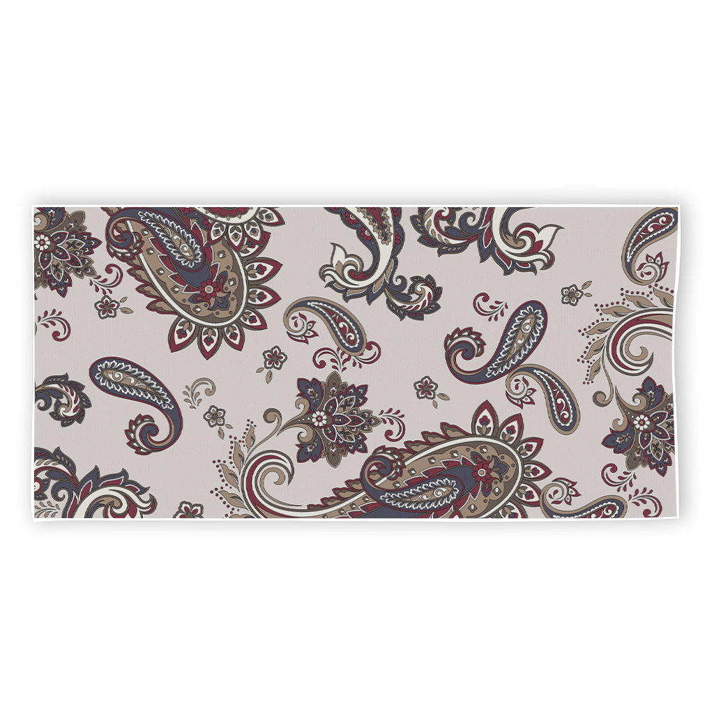 Vintage Paisley Pattern Print Beach Towel