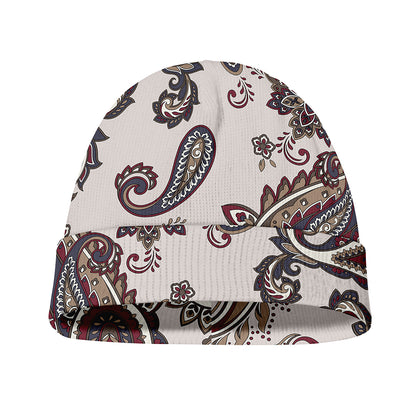 Vintage Paisley Pattern Print Beanie