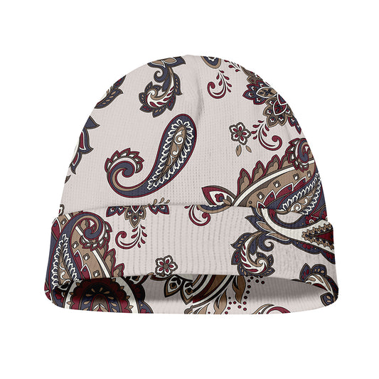 Vintage Paisley Pattern Print Beanie