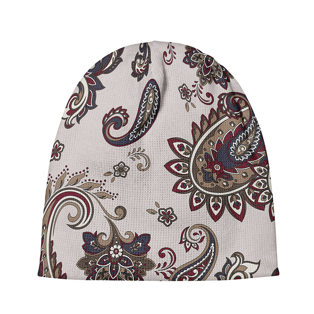 Vintage Paisley Pattern Print Beanie