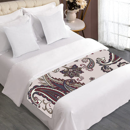 Vintage Paisley Pattern Print Bed Runner