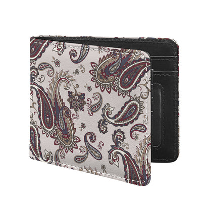 Vintage Paisley Pattern Print Bifold Wallet
