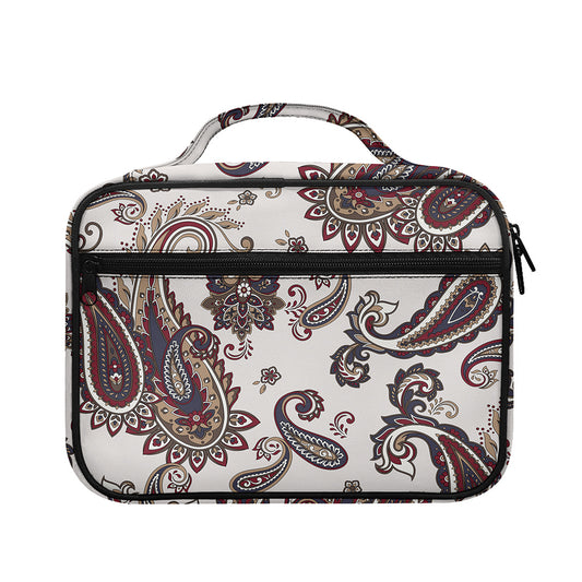 Vintage Paisley Pattern Print Briefcase Bible Bag