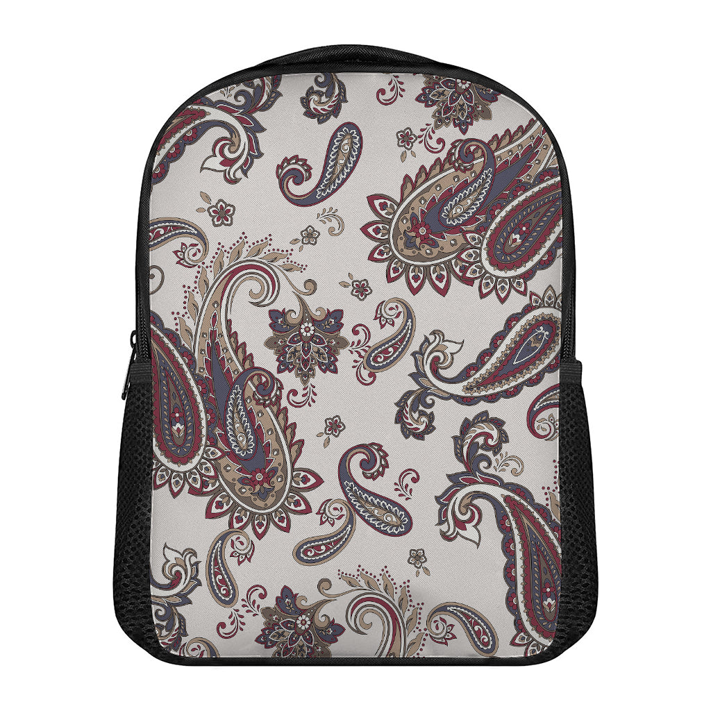 Vintage Paisley Pattern Print Casual Backpack