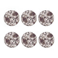 Vintage Paisley Pattern Print Coaster Set