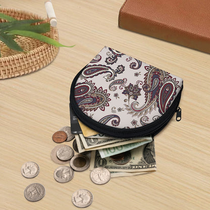 Vintage Paisley Pattern Print Coin Purse