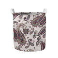 Vintage Paisley Pattern Print Collapsible Laundry Basket