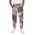 Vintage Paisley Pattern Print Cotton Sweatpants