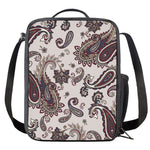Vintage Paisley Pattern Print Crossbody Lunch Bag