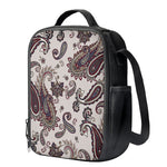 Vintage Paisley Pattern Print Crossbody Lunch Bag