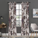 Vintage Paisley Pattern Print Curtain