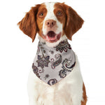 Vintage Paisley Pattern Print Dog Bandana