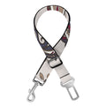 Vintage Paisley Pattern Print Dog Seat Belt