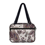 Vintage Paisley Pattern Print Double Strap Bible Bag