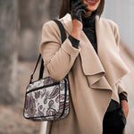 Vintage Paisley Pattern Print Double Strap Bible Bag