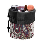 Vintage Paisley Pattern Print Drawstring Makeup Bag