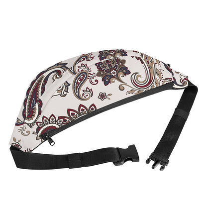 Vintage Paisley Pattern Print Fanny Pack