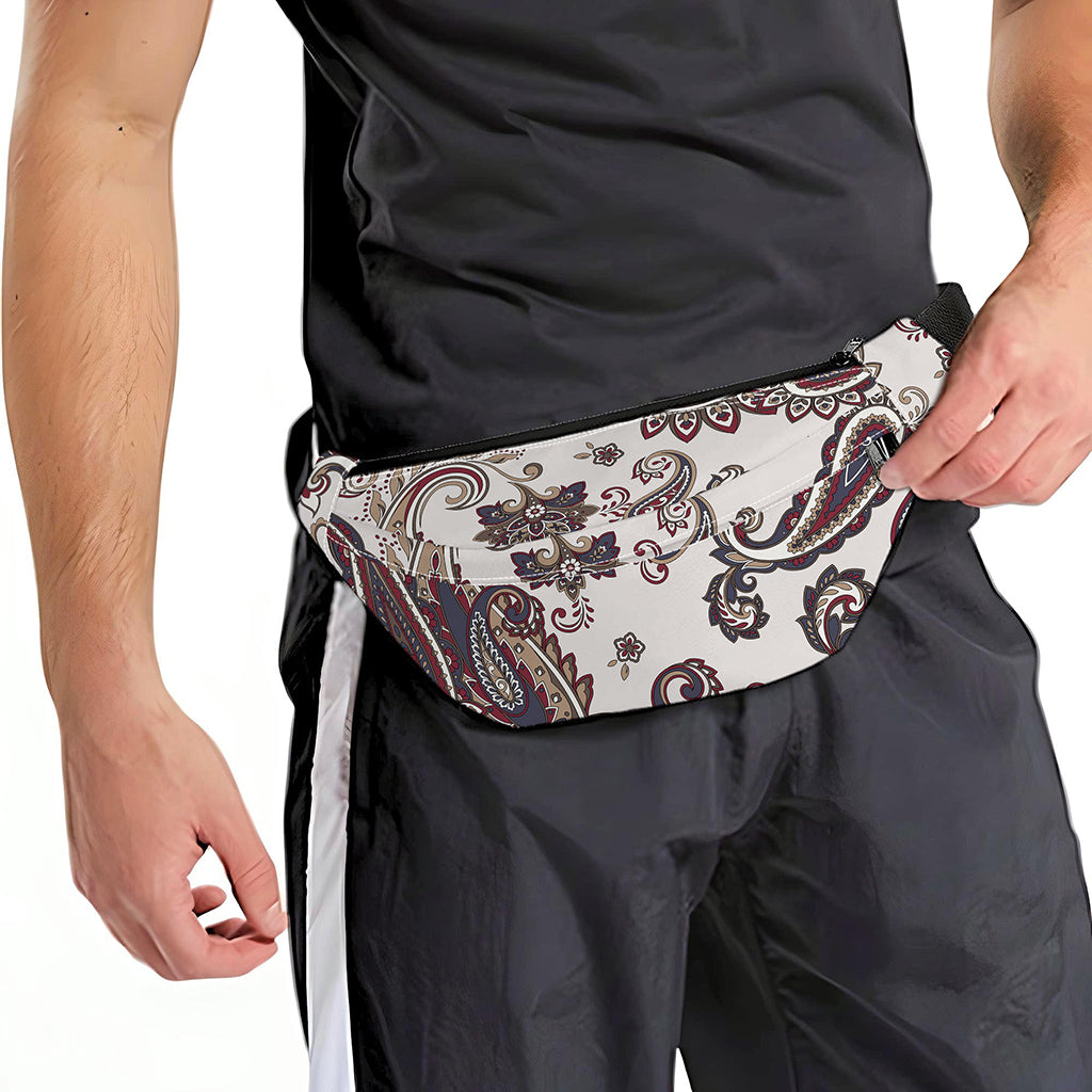Vintage Paisley Pattern Print Fanny Pack