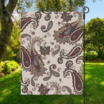 Vintage Paisley Pattern Print Garden Flag