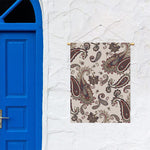 Vintage Paisley Pattern Print Garden Flag