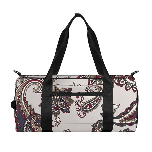 Vintage Paisley Pattern Print Gym Bag