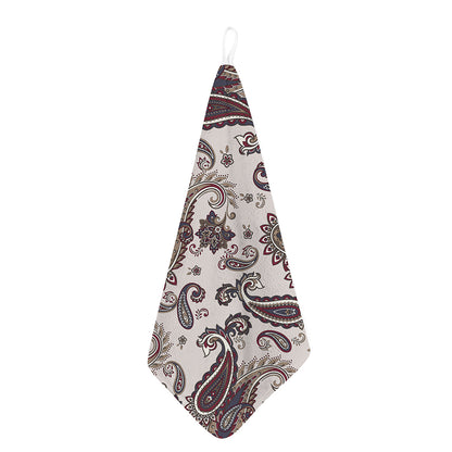 Vintage Paisley Pattern Print Hand Towel