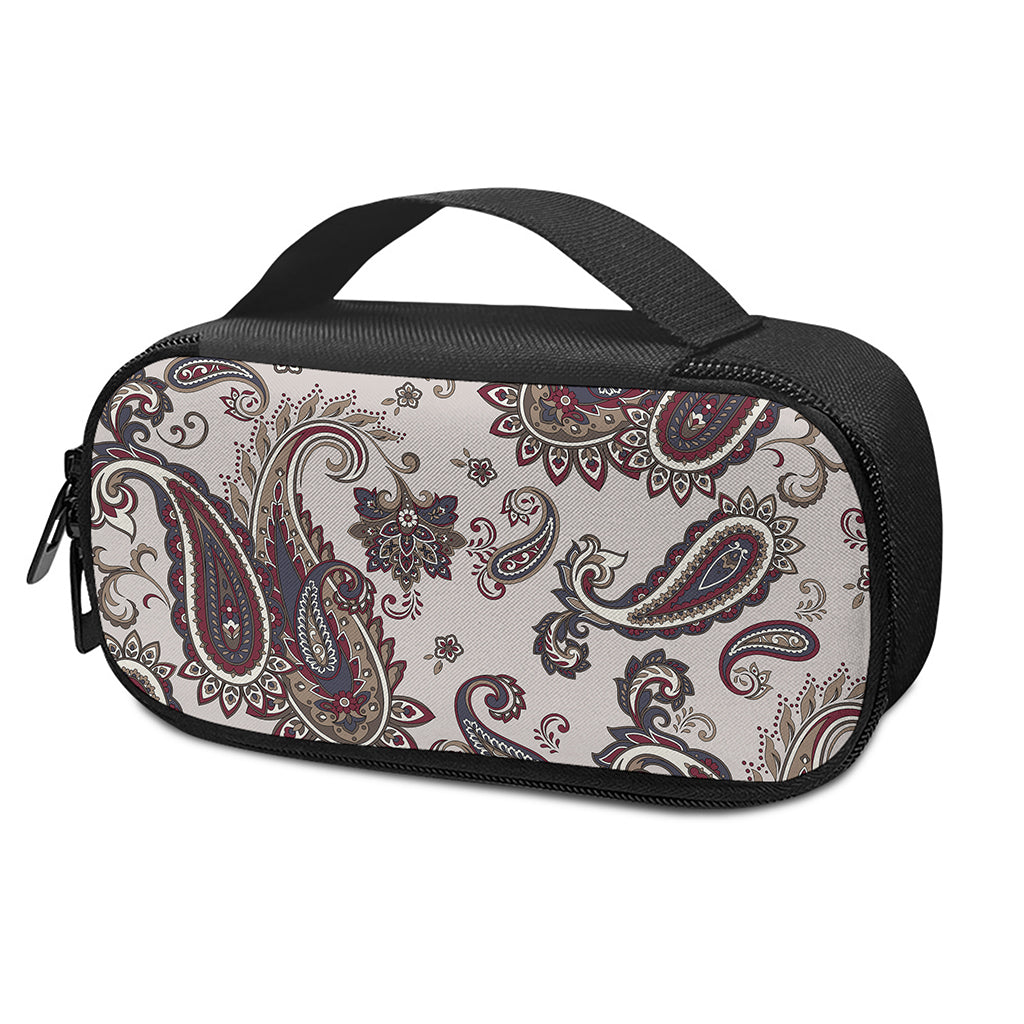 Vintage Paisley Pattern Print Insulin Cooler Travel Case