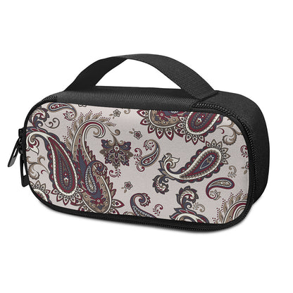 Vintage Paisley Pattern Print Insulin Cooler Travel Case