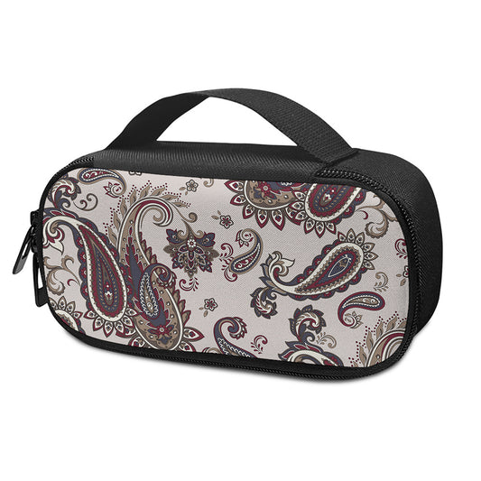 Vintage Paisley Pattern Print Insulin Cooler Travel Case