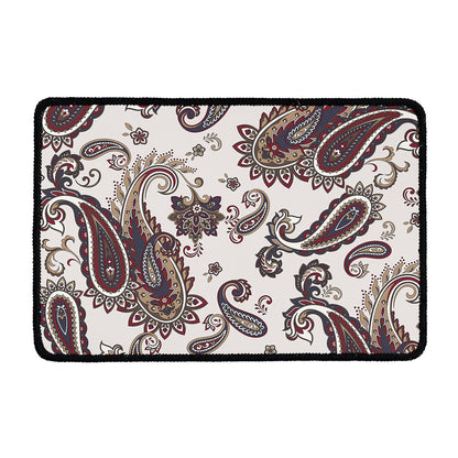 Vintage Paisley Pattern Print Kitchen Mat