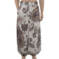 Vintage Paisley Pattern Print Lantern Pants