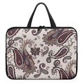 Vintage Paisley Pattern Print Laptop Sleeve With Handle