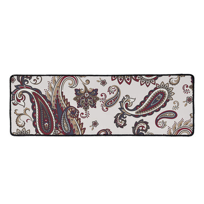 Vintage Paisley Pattern Print Long Kitchen Mat
