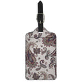 Vintage Paisley Pattern Print Luggage Tag