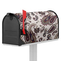 Vintage Paisley Pattern Print Mailbox Cover