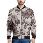 Vintage Paisley Pattern Print Men's Bomber Jacket