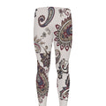 Vintage Paisley Pattern Print Men's Leggings