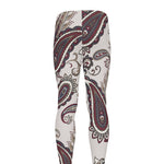 Vintage Paisley Pattern Print Men's leggings