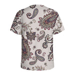 Vintage Paisley Pattern Print Men's Sports T-Shirt