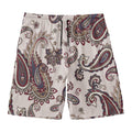 Vintage Paisley Pattern Print Men's Swim Trunks