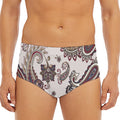 Vintage Paisley Pattern Print Men's Triangle Swim Briefs