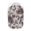 Vintage Paisley Pattern Print Mesh Laundry Hamper