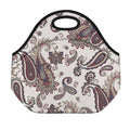Vintage Paisley Pattern Print Neoprene Lunch Bag