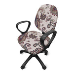 Vintage Paisley Pattern Print Office Chair Cover