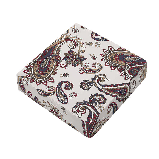Vintage Paisley Pattern Print Outdoor Seat Cushion Cover