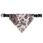 Vintage Paisley Pattern Print Over The Collar Dog Bandana