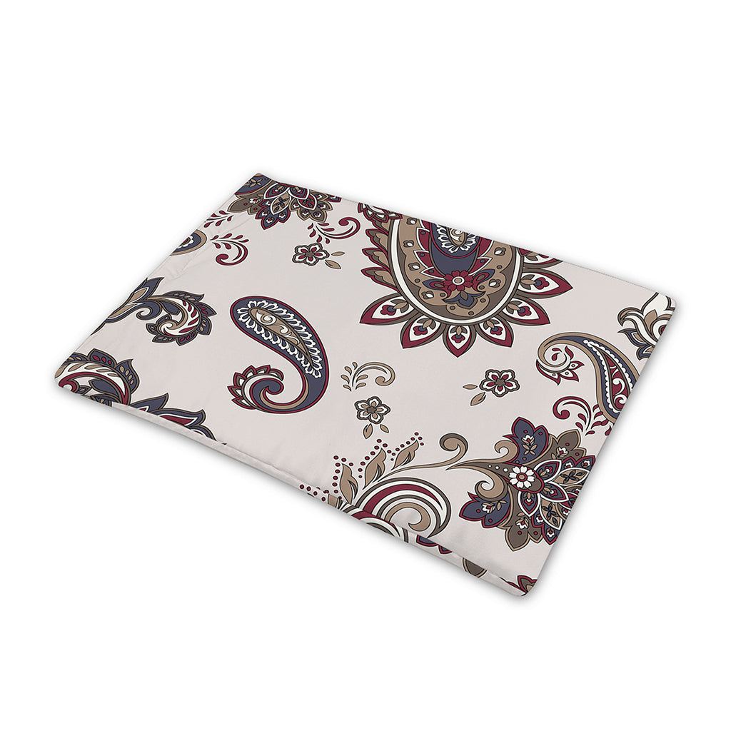 Vintage Paisley Pattern Print Pet Cooling Mat Cover